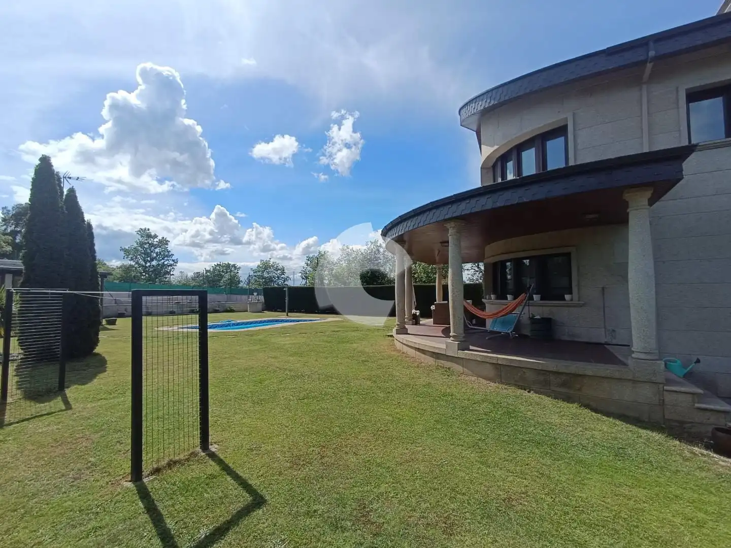 Terraza de Casa o chalet en venta en San Cibrao das Viñas con Calefacción, Jardín privado y Piscina