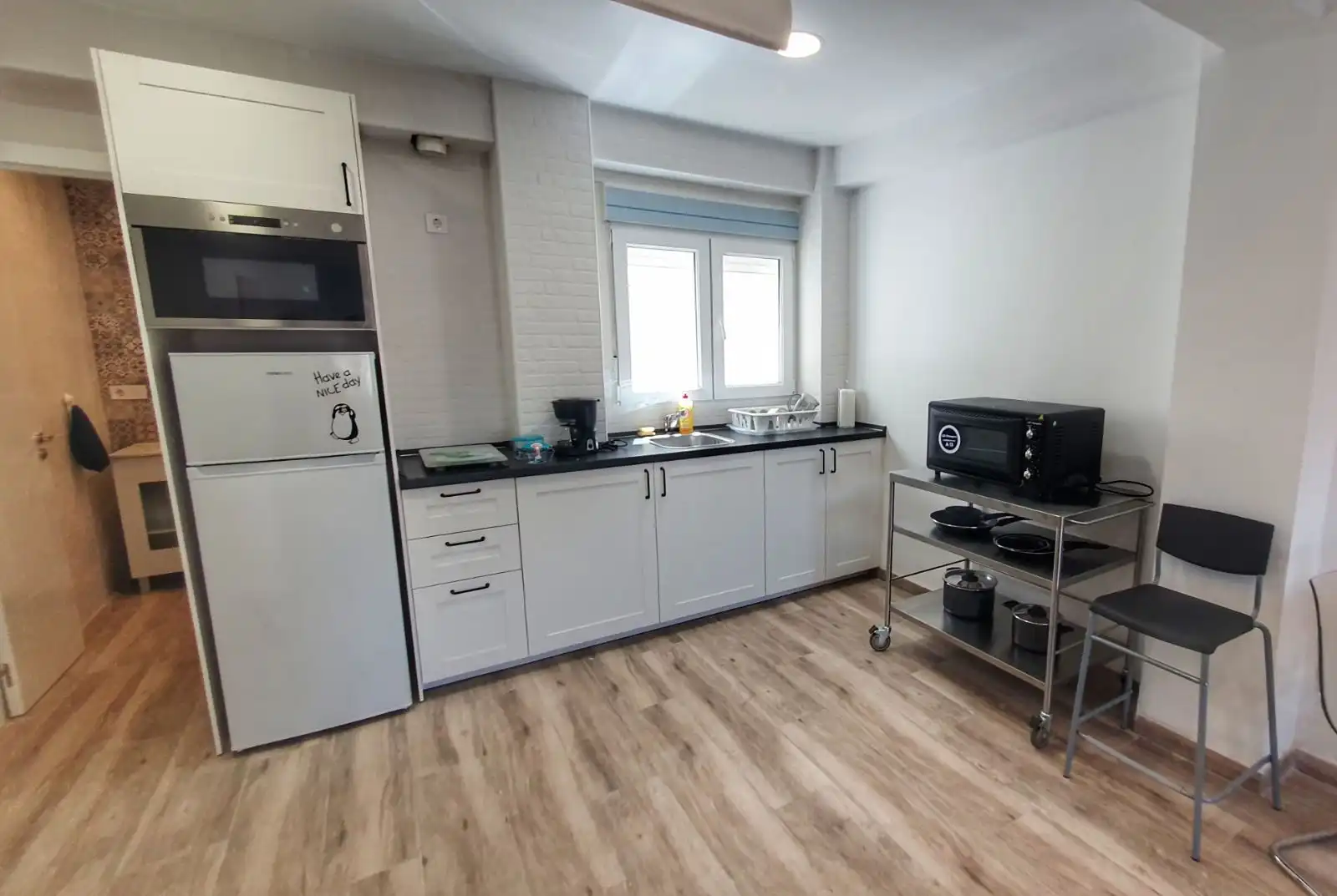 Küche von Wohnung zur Miete in Málaga mit Klimaanlage und Möbliert