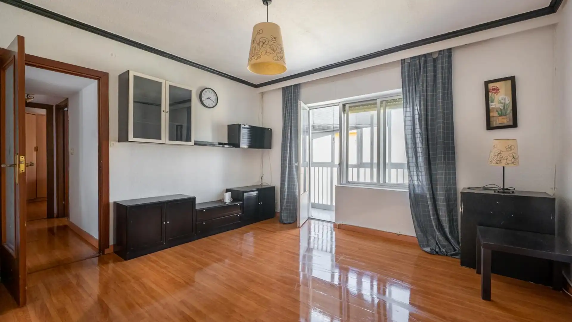 Living room of Flat for sale in Ávila Capital  with Heating, Terrace and Furnished