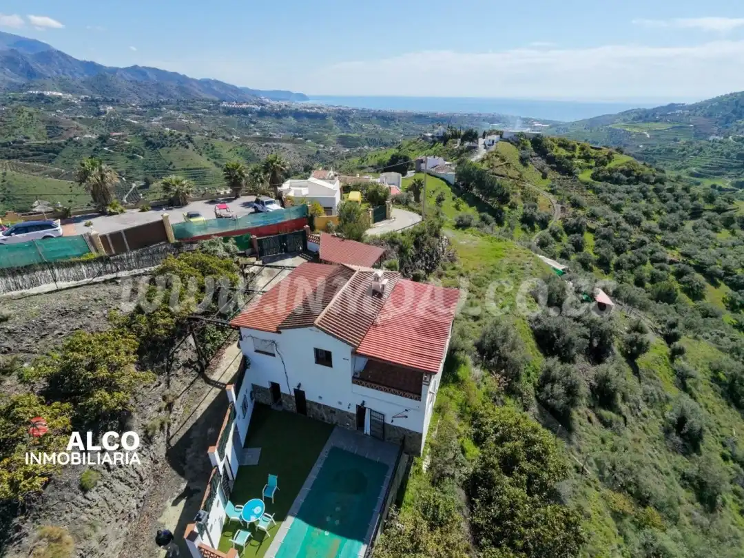 Exterior view of Houses for sale in Torrox  with Air Conditioner, Terrace and Swimming Pool