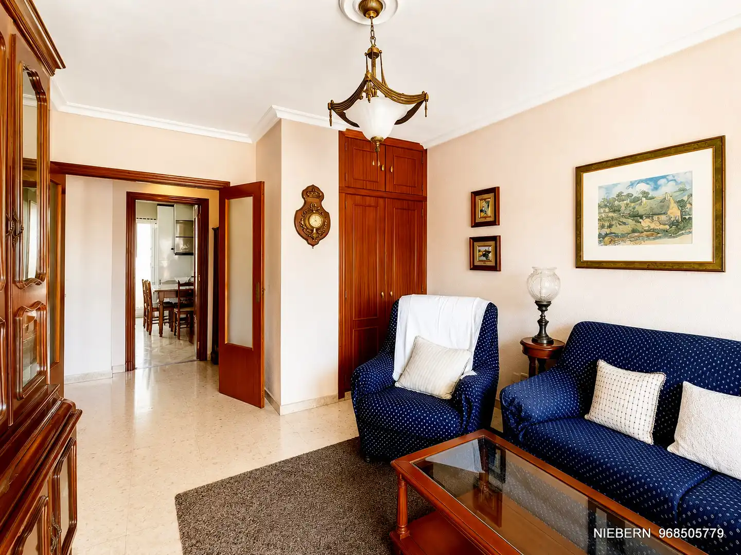 Sala de estar de Piso en venta en Cartagena con Aire acondicionado y Amueblado
