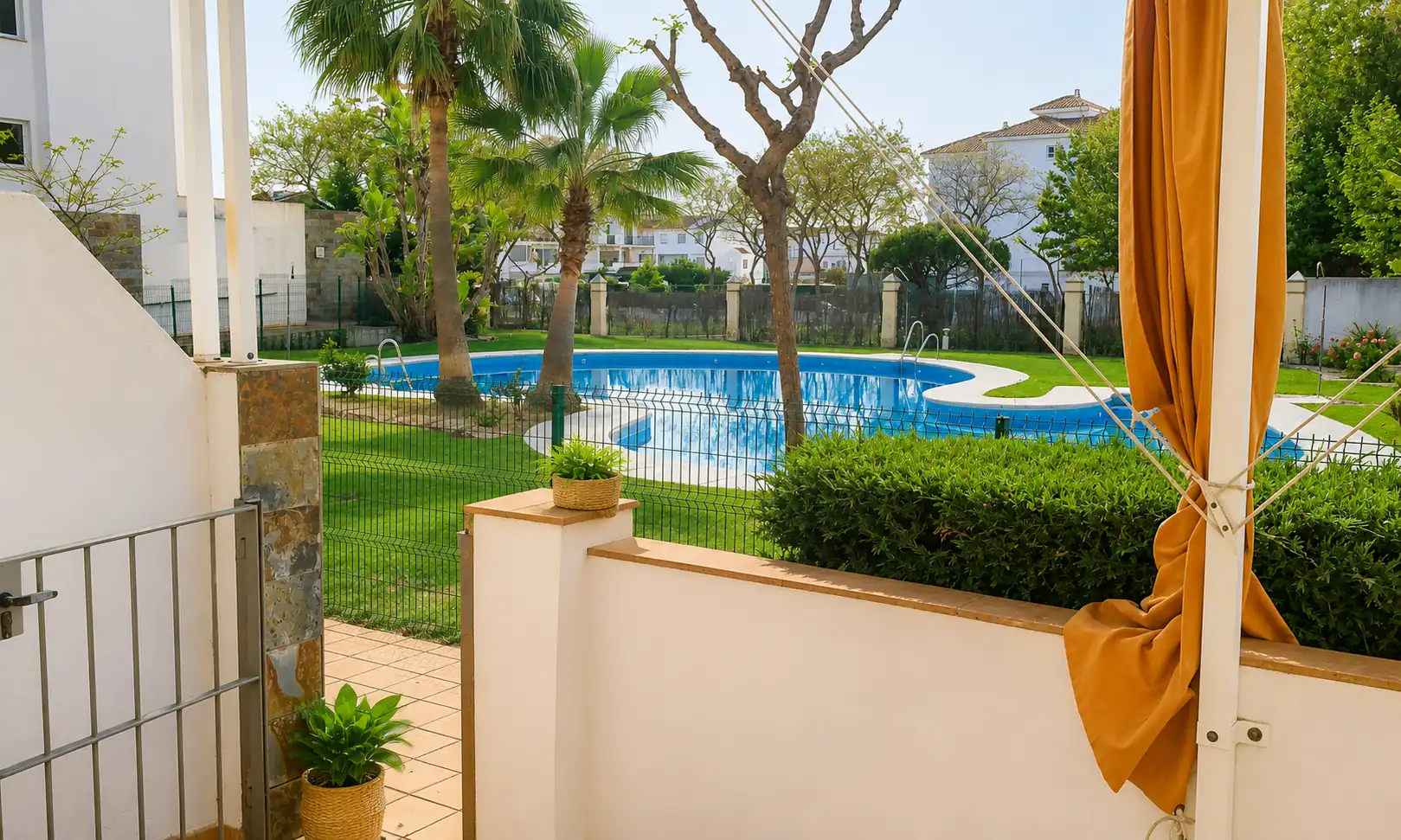 Garden of Flat for rent in El Portil  with Terrace, Furnished and Community pool
