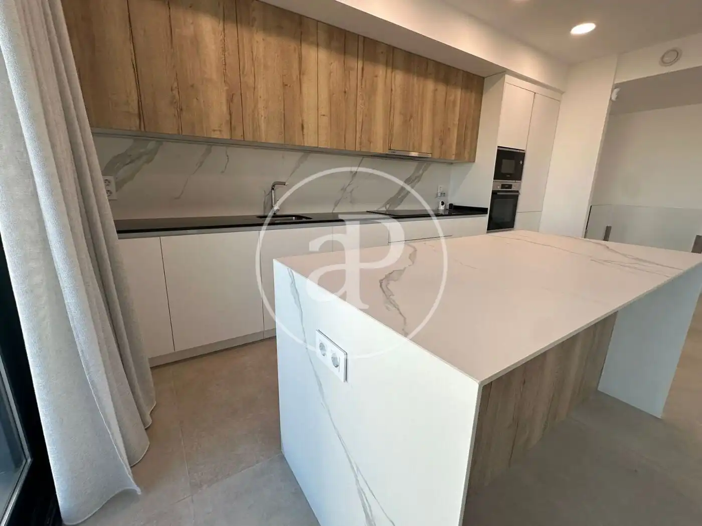Cocina de Dúplex en venta en Finestrat con Aire acondicionado, Calefacción y Jardín privado