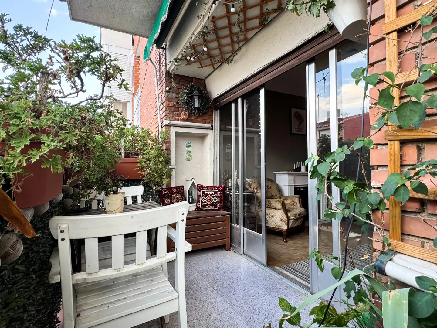 Balcony of Flat for sale in Madrid  with Air Conditioner and Balcony