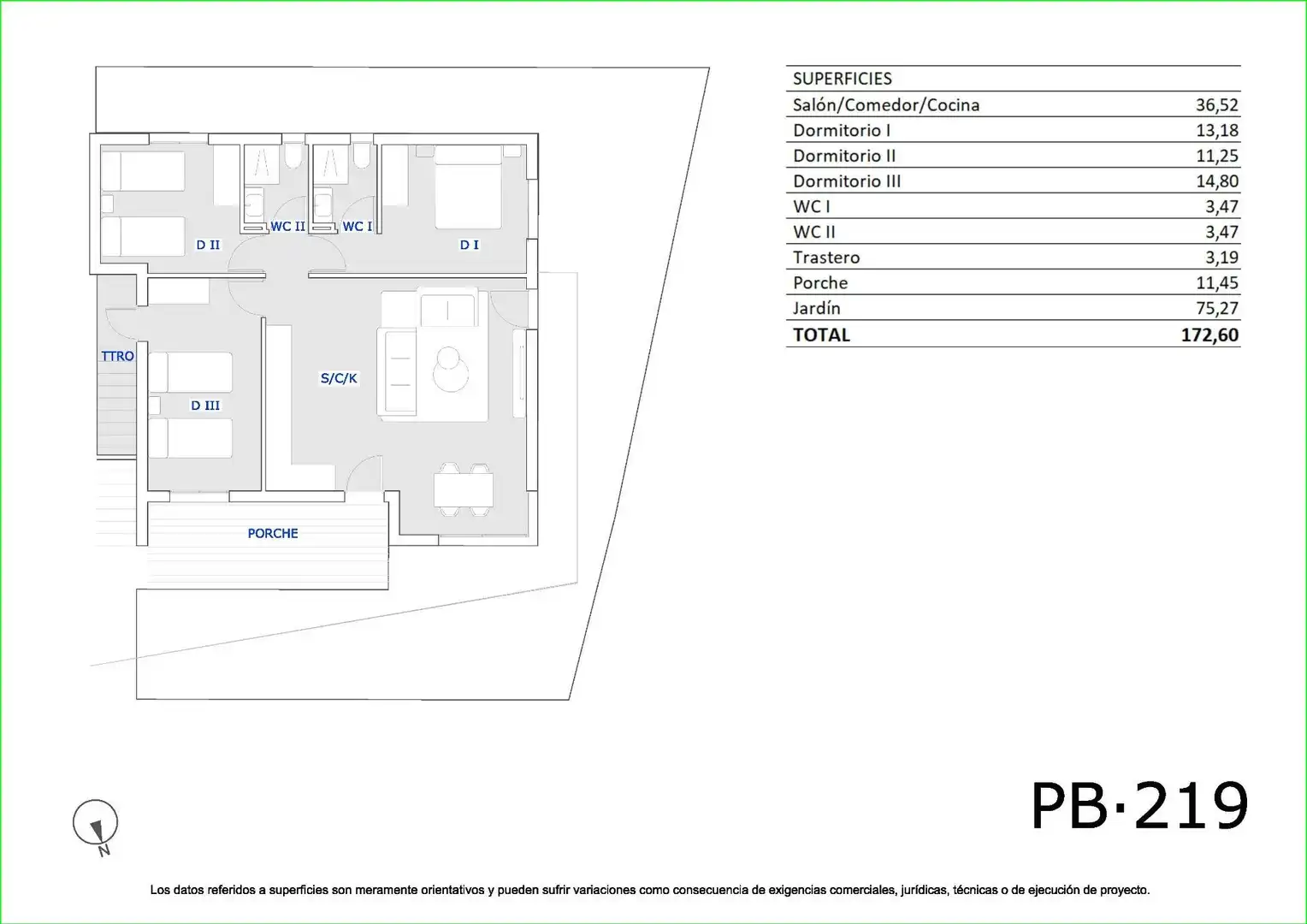 Bungalow with pool for sale in San Miguel de Salinas, imagen 12
