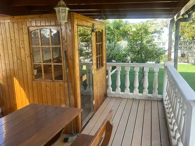 Terrassa de Casa o xalet en venda en Puerto de la Cruz amb Jardí privat, Terrassa i Moblat