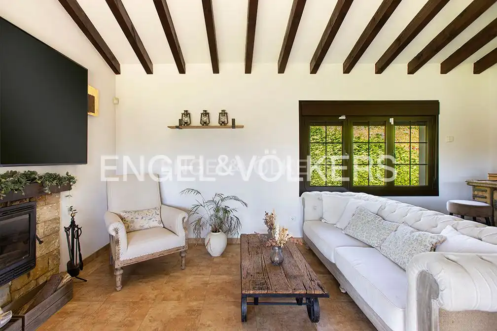 Sala de estar de Casa o chalet en venta en Gijón  con Calefacción, Jardín privado y Terraza