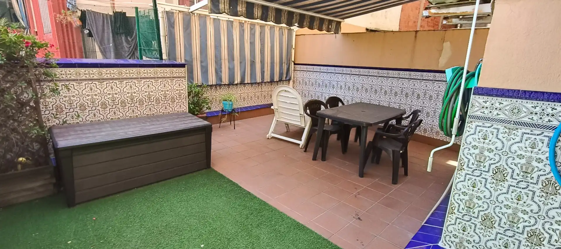 Terrace of Flat for sale in Santa Coloma de Gramenet  with Air Conditioner, Heating and Terrace