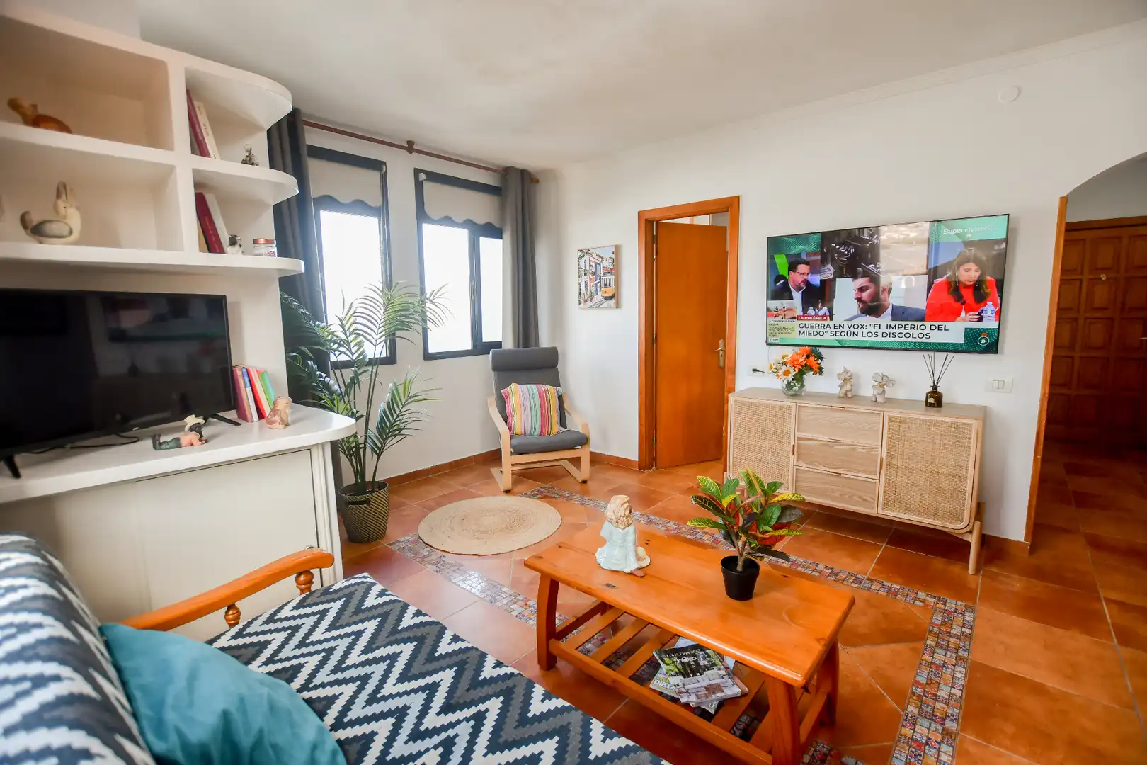 Wohnzimmer von Wohnung zum Verkauf in Gáldar mit Möbliert