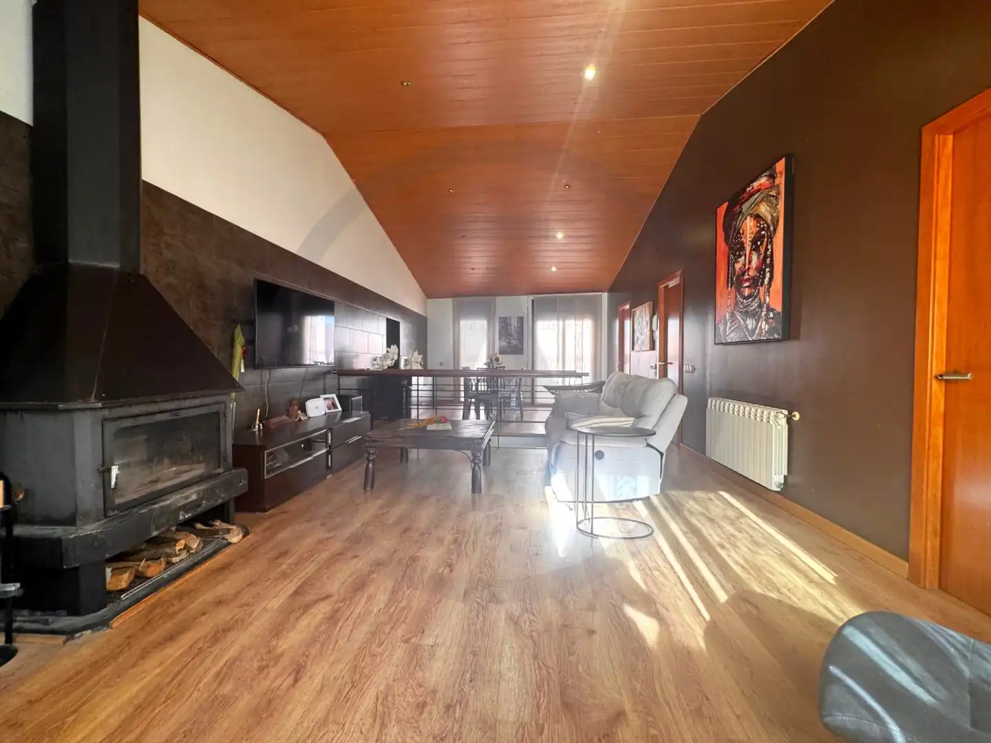 Wohnzimmer von Wohnung zum Verkauf in Matadepera mit Heizung, Parkett und Terrasse