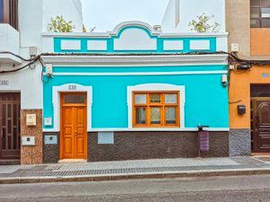 Exterior view of Single-family semi-detached for sale in Las Palmas de Gran Canaria  with Air Conditioner and Terrace