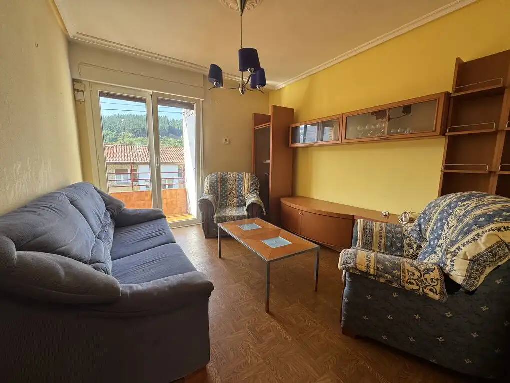 Living room of Flat for sale in Legazpi  with Heating and Balcony
