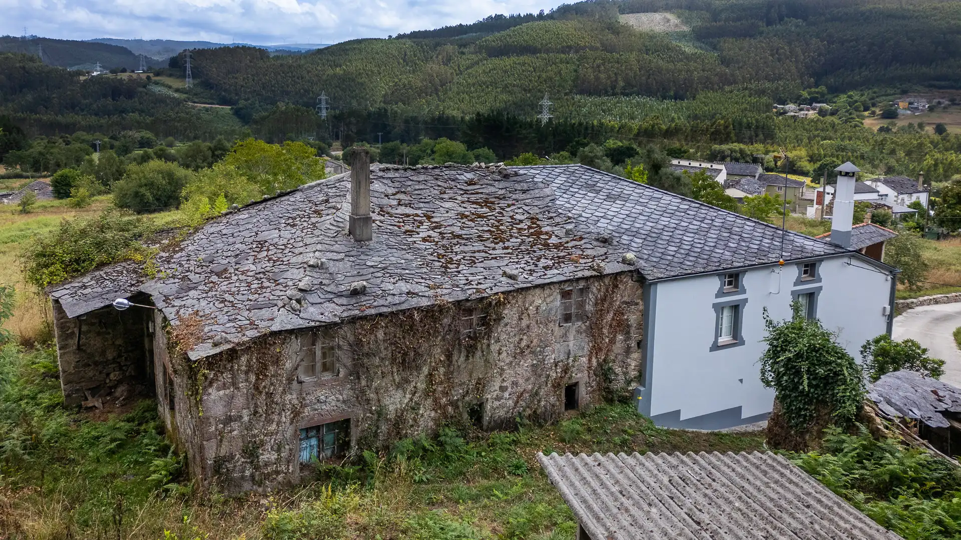 Vista exterior de Finca rústica en venda en Ourol