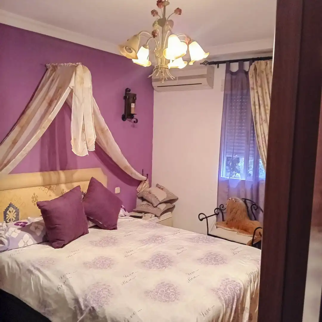 Bedroom of Flat for sale in Marbella  with Air Conditioner, Terrace and Furnished