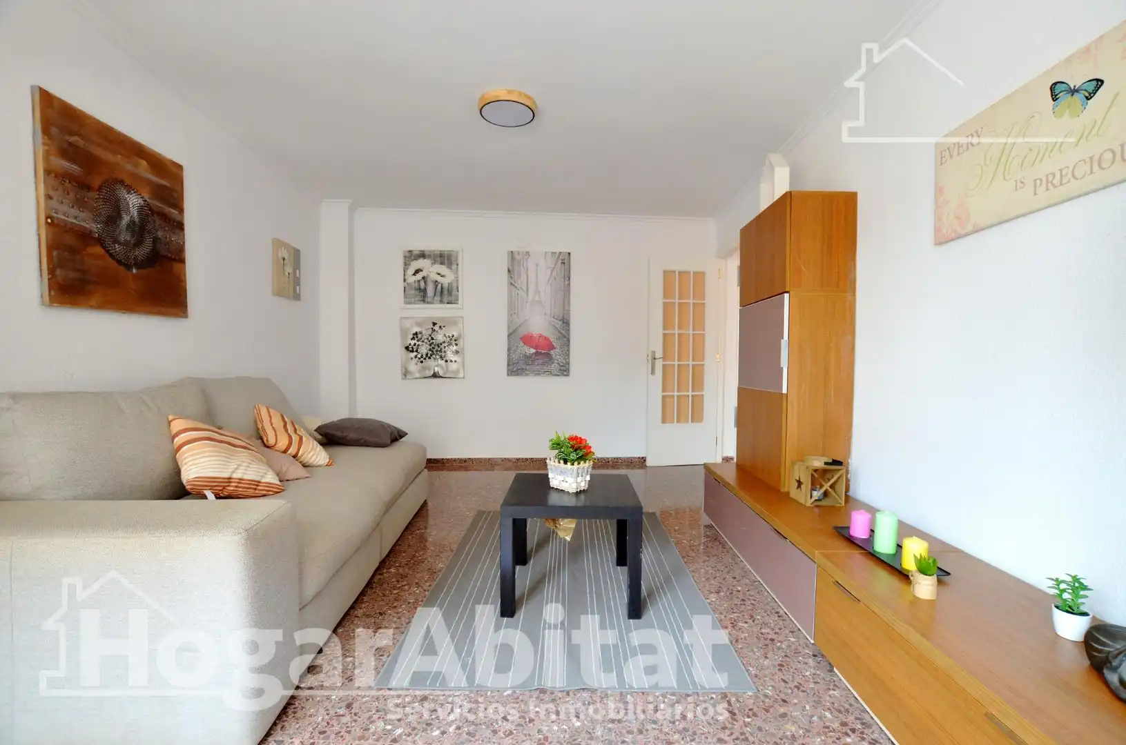 Sala de estar de Piso en venta en Tavernes de la Valldigna