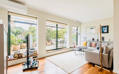 Living room of Attic for sale in  Barcelona Capital  with Air Conditioner and Terrace