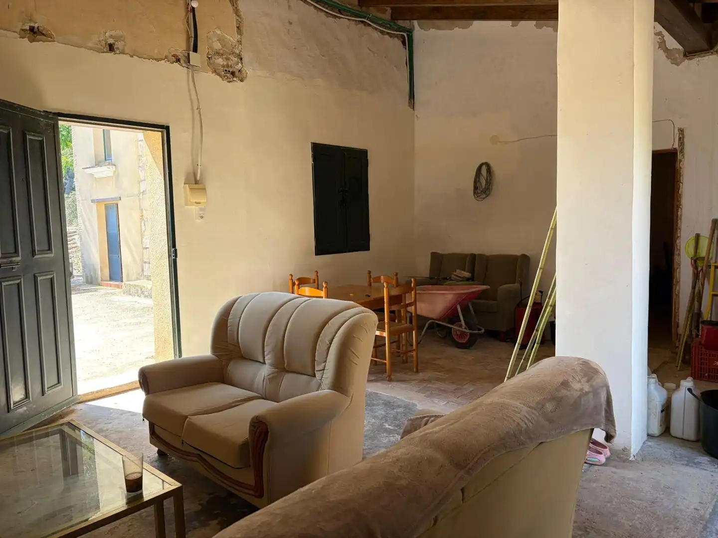 Sala de estar de Finca rústica en venta en Oliva