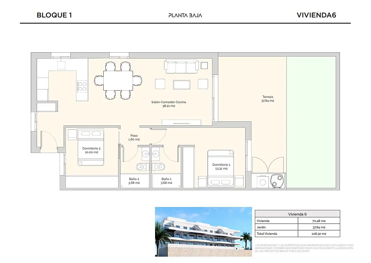 Apartamento con terraza en venta en Balcón de Finestrat - Terra Marina, imagen 16