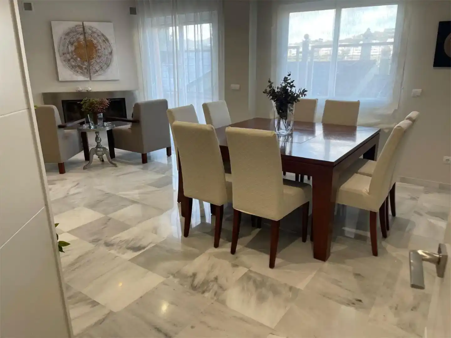 Esszimmer von Haus oder Chalet zum Verkauf in Málaga Capital mit Klimaanlage und Schwimmbad