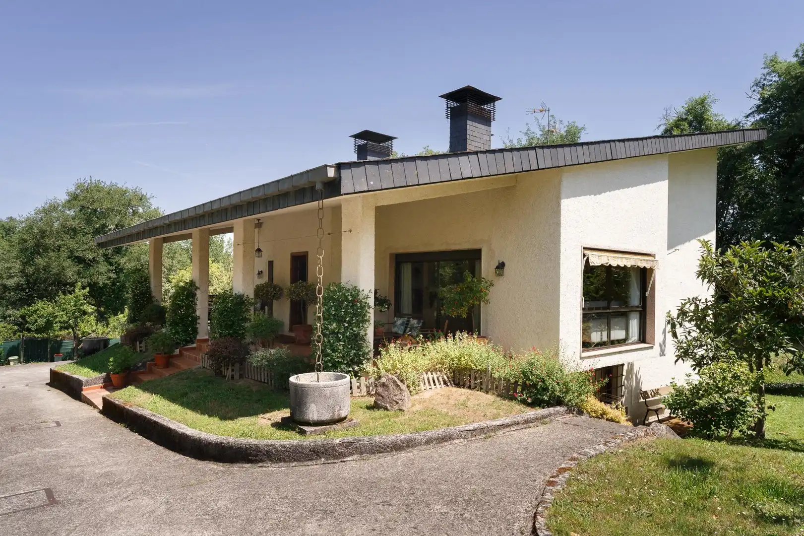 Exterior view of Houses for sale in O Pereiro de Aguiar   with Heating, Private garden and Terrace