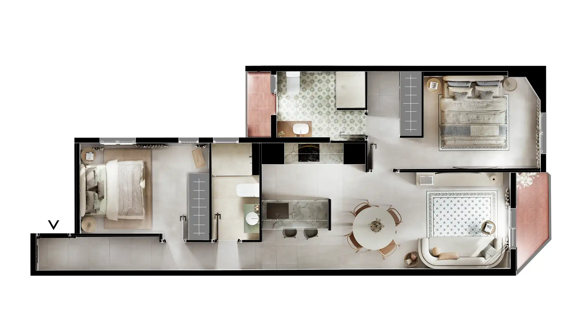 Habitación de Piso en venta en Barcelona con Aire acondicionado, Calefacción y Microondas