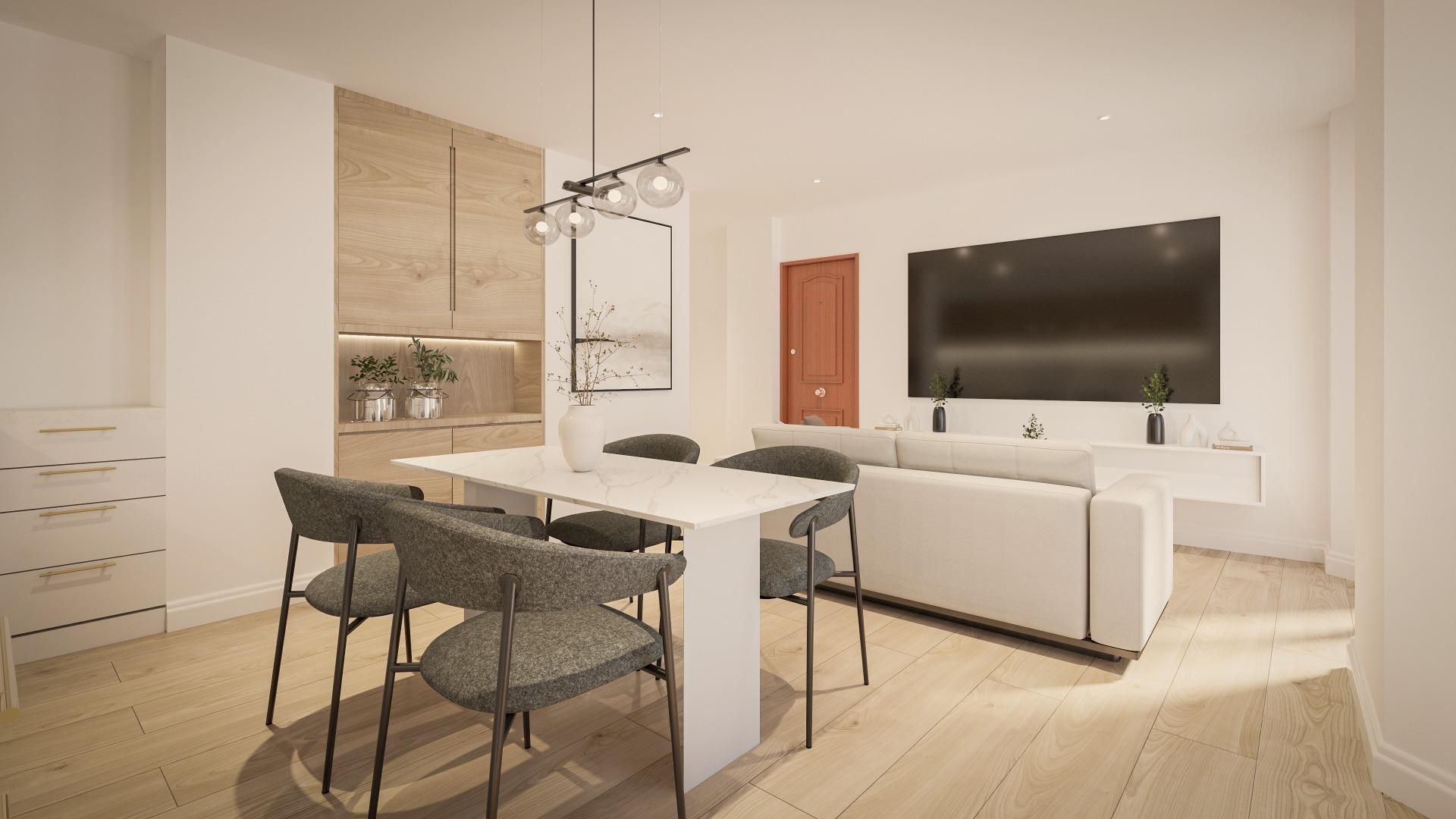 Sala d'estar de Apartament en venda en  Cádiz Capital