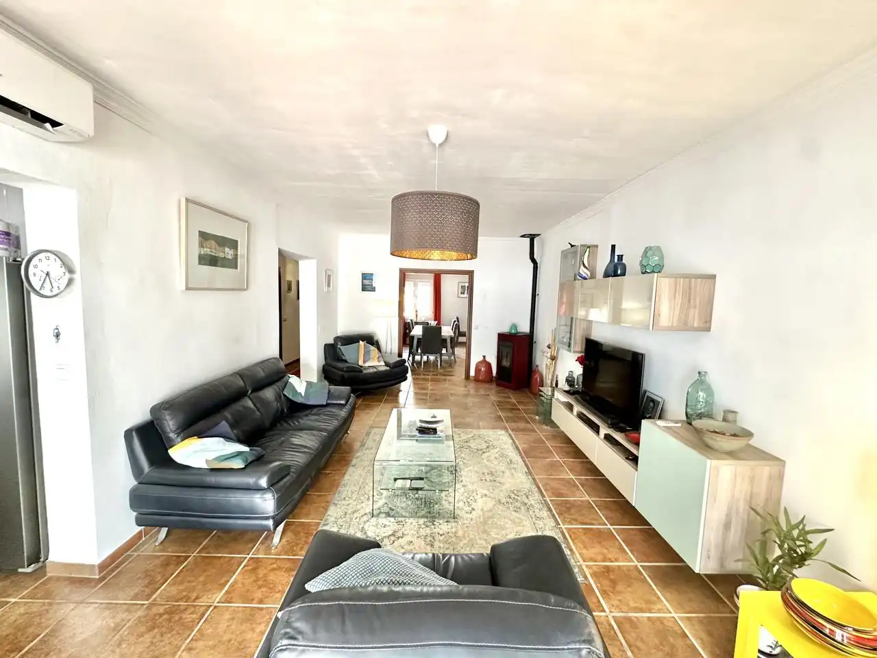 Sala de estar de Casa adosada en venta en Humilladero con Aire acondicionado, Terraza y Trastero