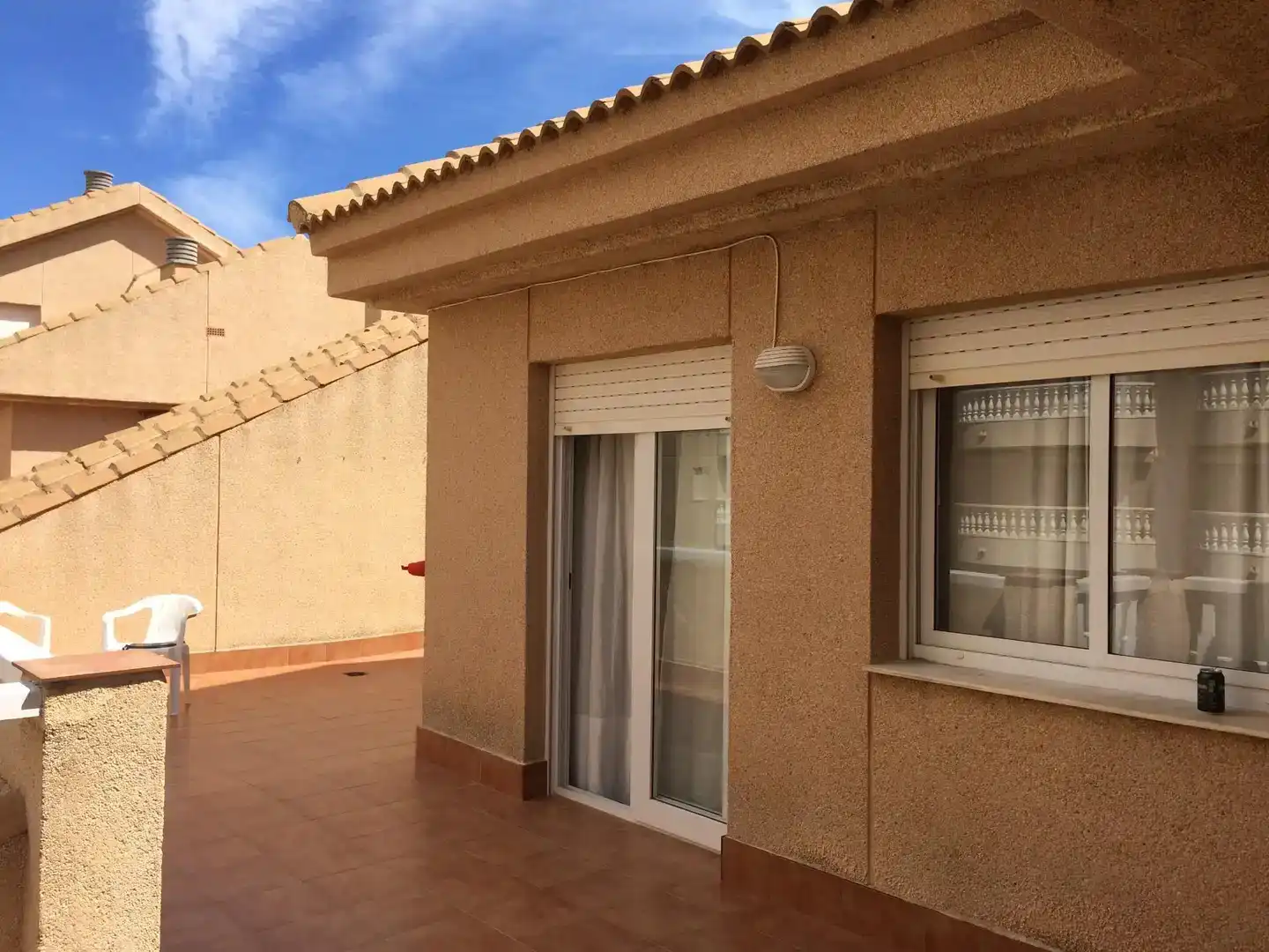 Terrace of Flat for rent in La Manga del Mar Menor  with Private garden, Storage room and Swimming Pool