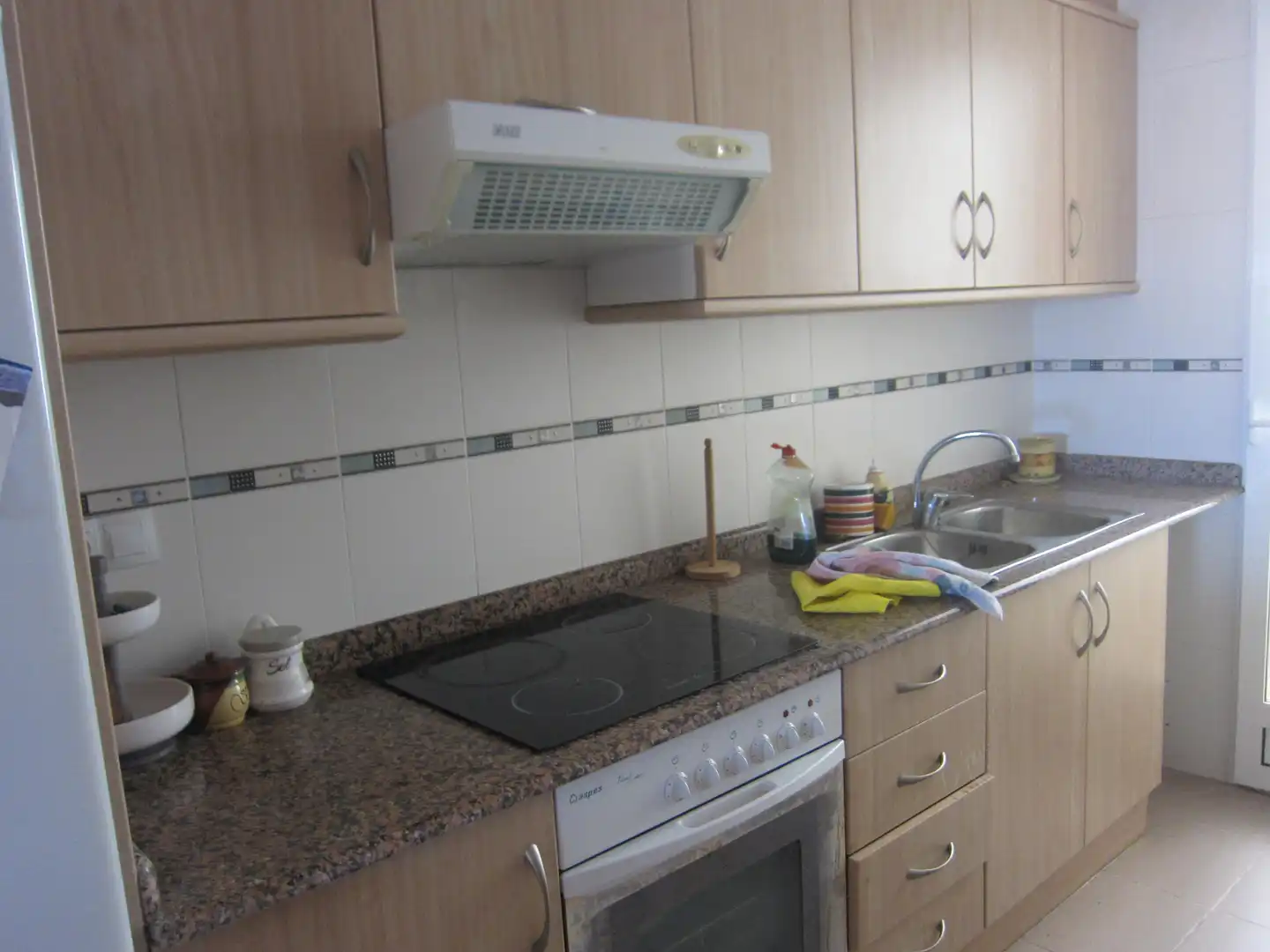 Cocina de Apartamento de alquiler en Moncofa con Terraza y Amueblado