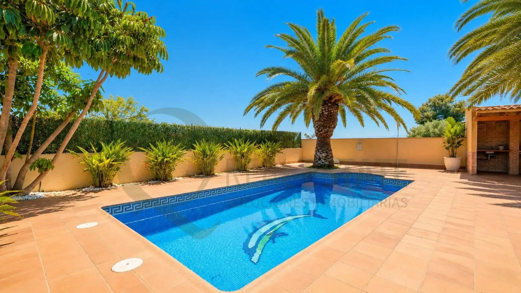 Piscina de Casa o xalet en venda en Mutxamel amb Aire condicionat, Calefacció i Jardí privat