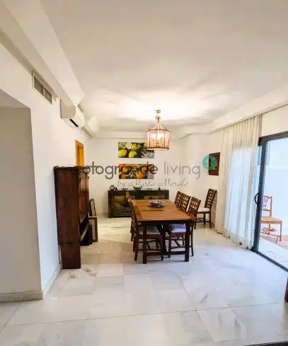 Dining room of Apartments for rent in Sotogrande  with Air Conditioner, Heating and Terrace