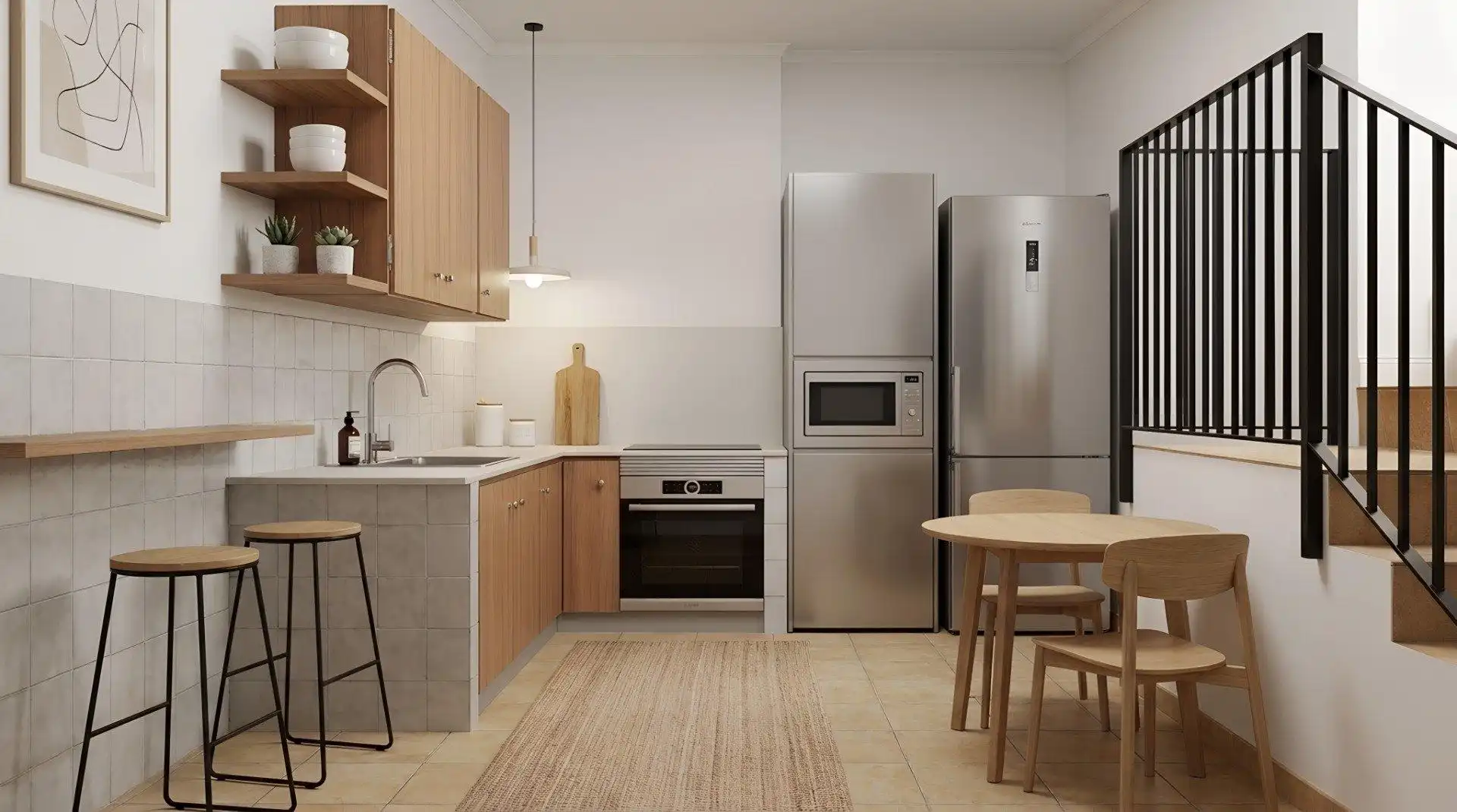 Cocina de Casa adosada en venta en Castelló de Rugat