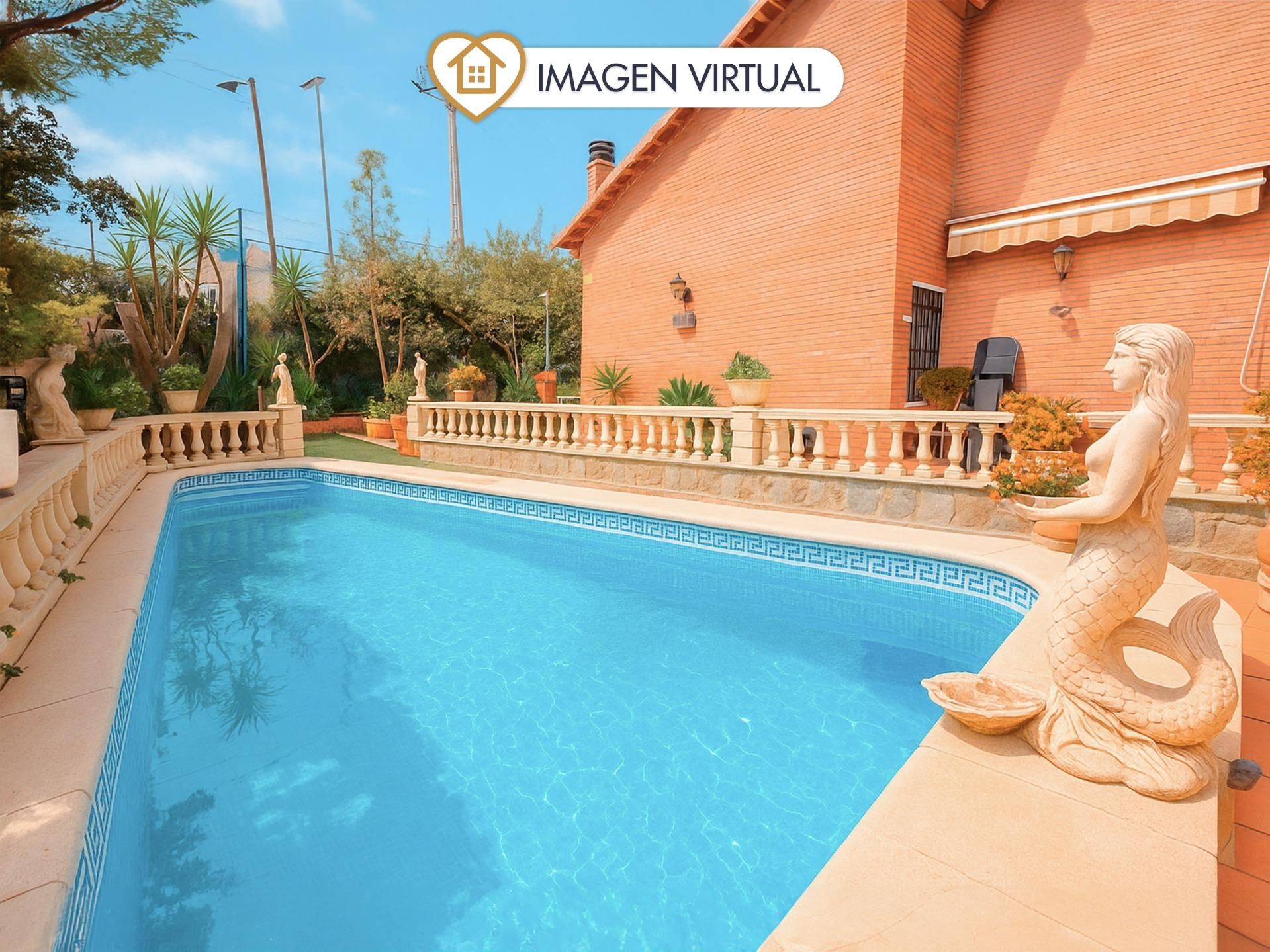 Garden of House or chalet for sale in Sant Vicenç Dels Horts  with Air Conditioner, Heating and Private garden