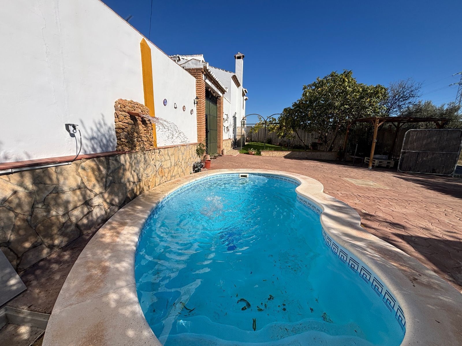 Piscina de Finca rústica en venda en Antequera amb Aire condicionat, Jardí privat i Terrassa