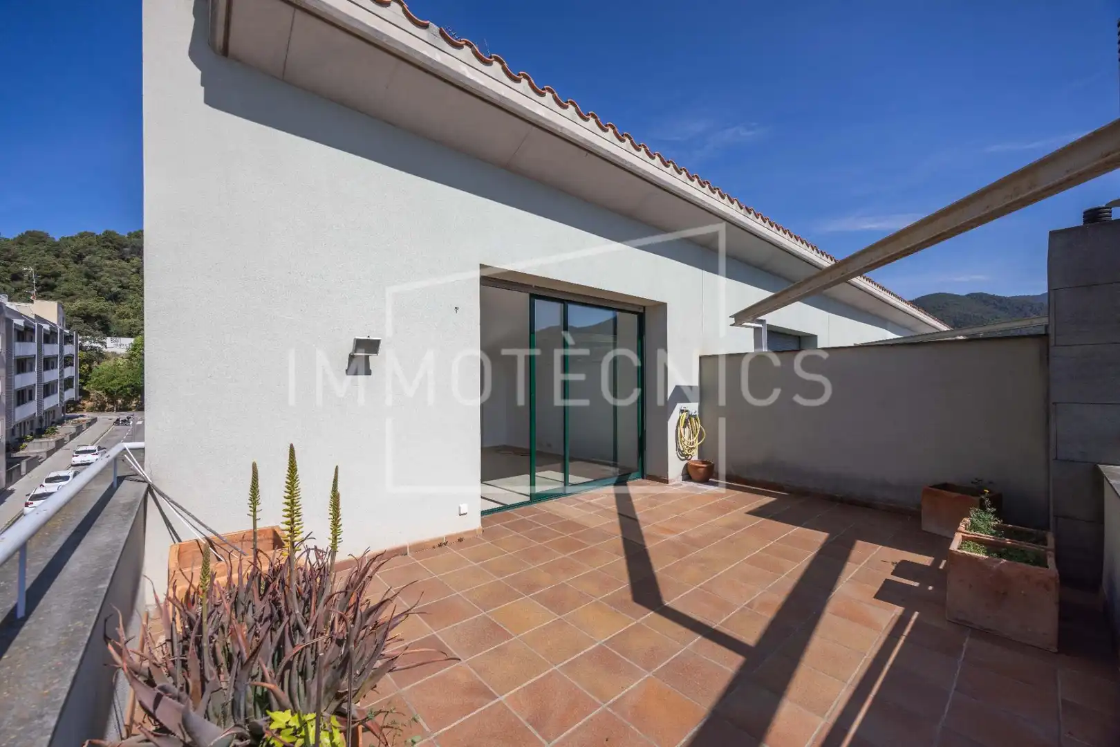 Terrasse von Einfamilien-Reihenhaus zum Verkauf in La Garriga mit Heizung und Terrasse