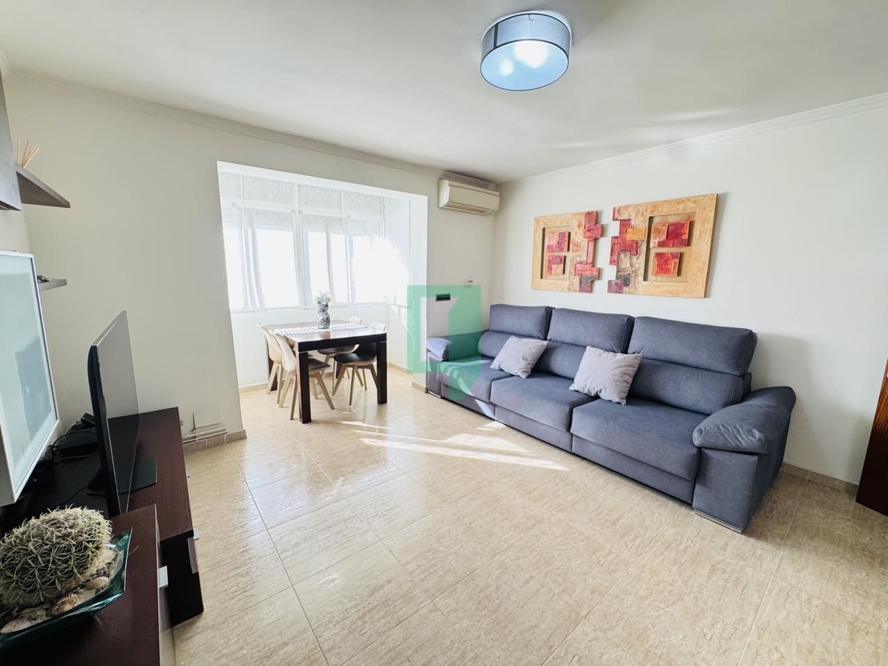Living room of Flat for sale in Badalona  with Air Conditioner and Heating
