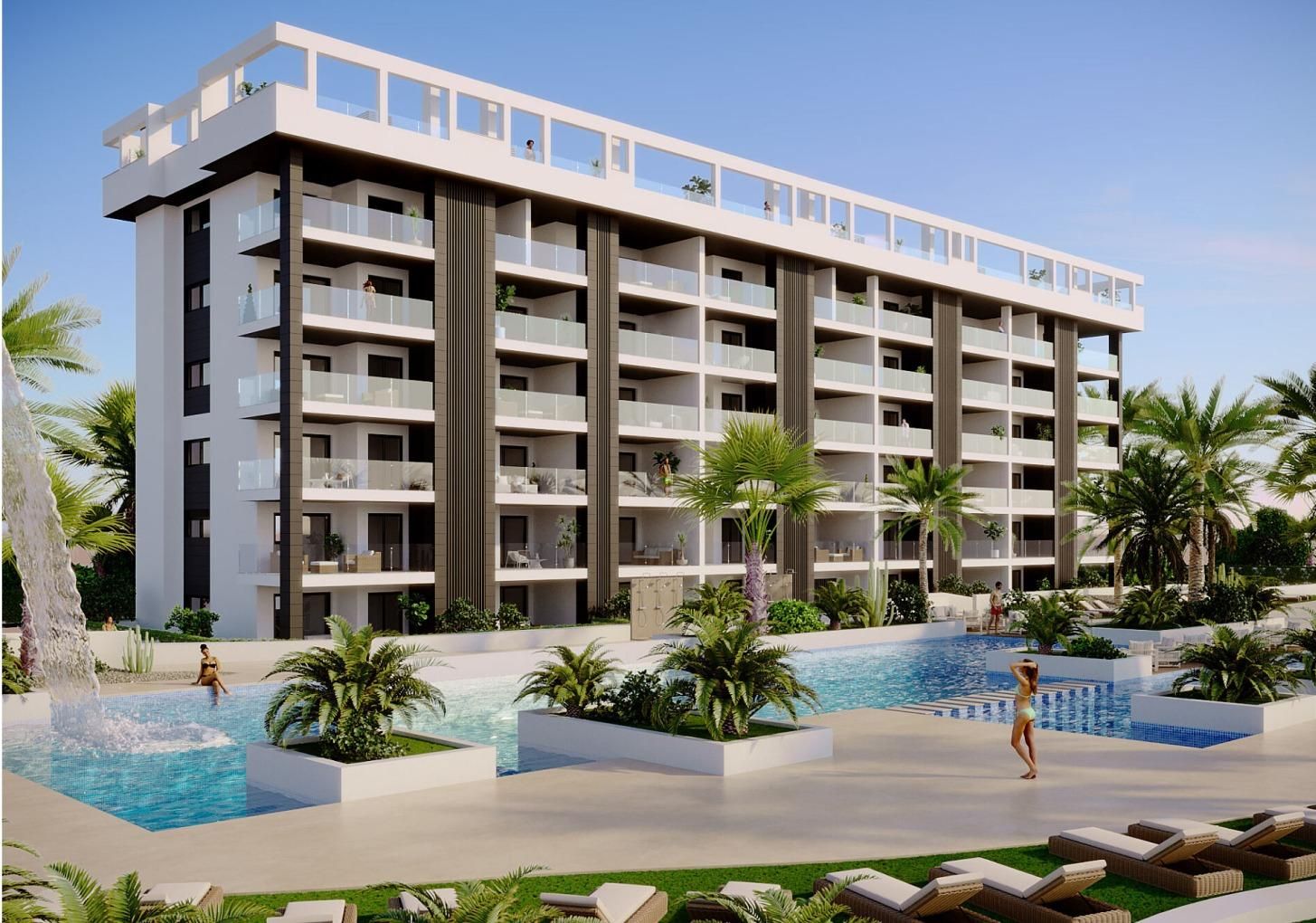 Vista exterior de Apartament en venda en Torrevieja amb Aire condicionat, Calefacció i Terrassa