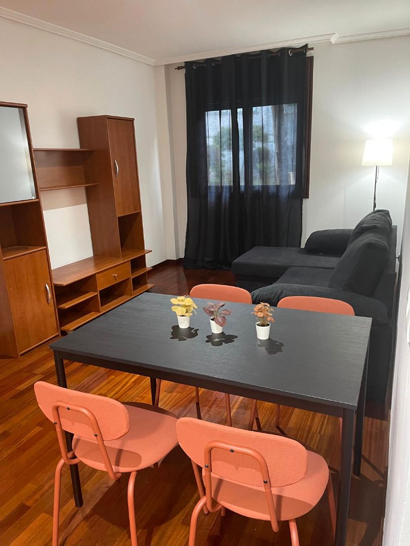 Sala d'estar de Apartament de lloguer en Mondariz amb Calefacció, Traster i Moblat