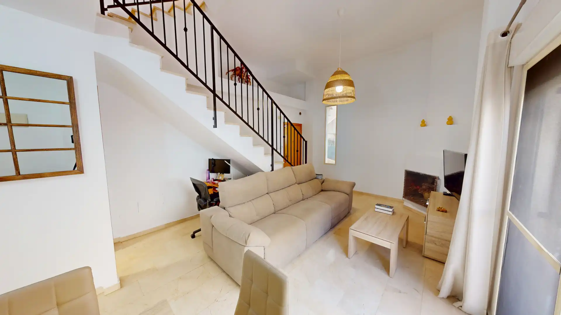 Living room of Detached homes for sale in El Campello  with Air Conditioner, Private garden and Terrace
