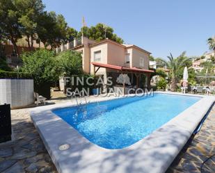 Piscina de Casa o xalet en venda en El Campello amb Aire condicionat, Calefacció i Jardí privat