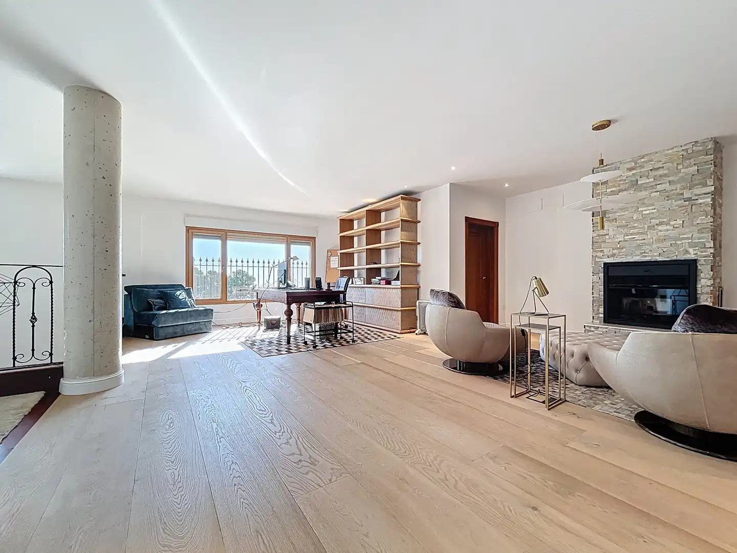 Sala de estar de Casa o chalet en venta en La Nucia con Jardín privado, Terraza y Piscina