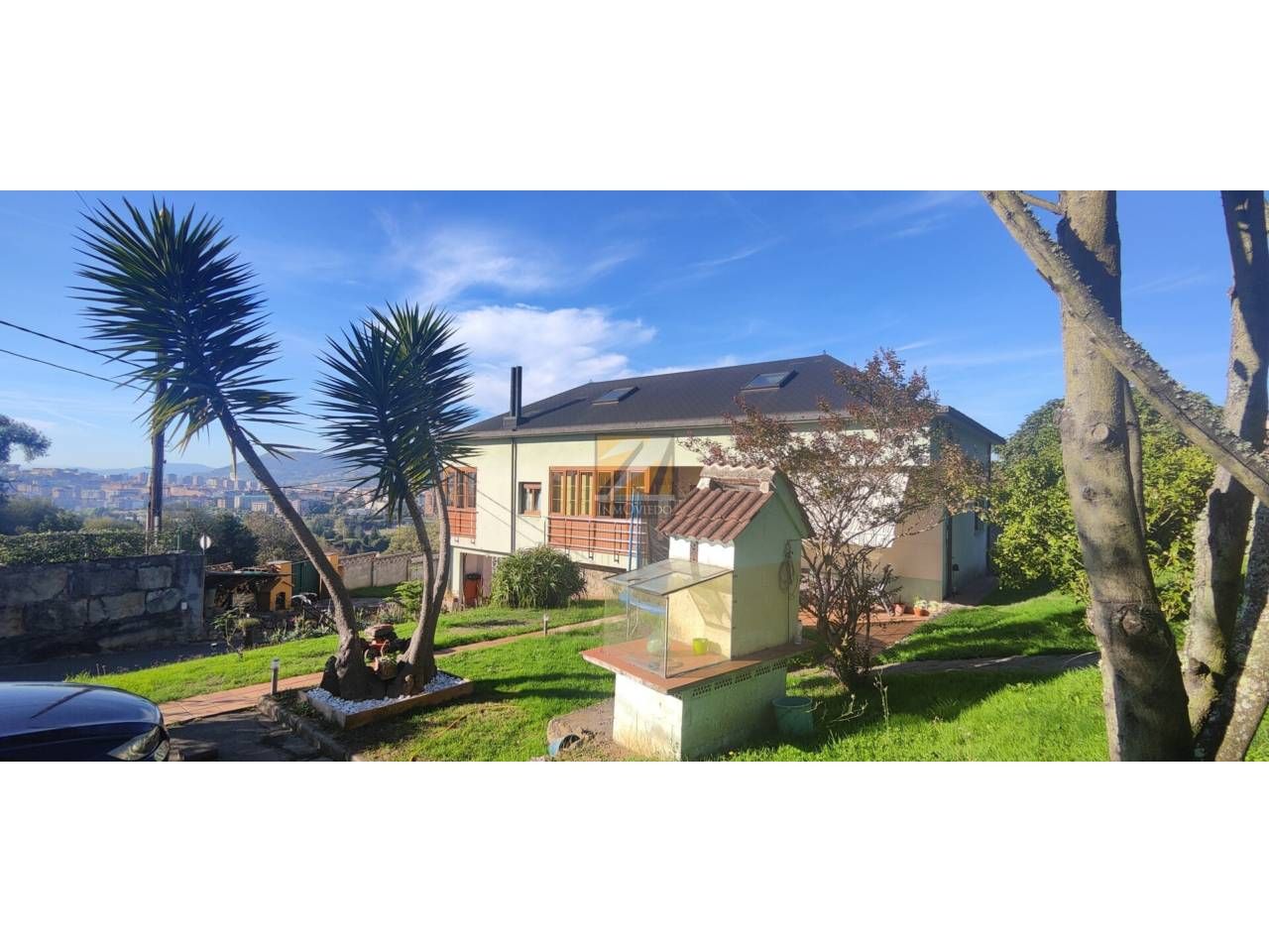 Vista exterior de Casa o chalet en venta en Oviedo  con Calefacción, Jardín privado y Terraza