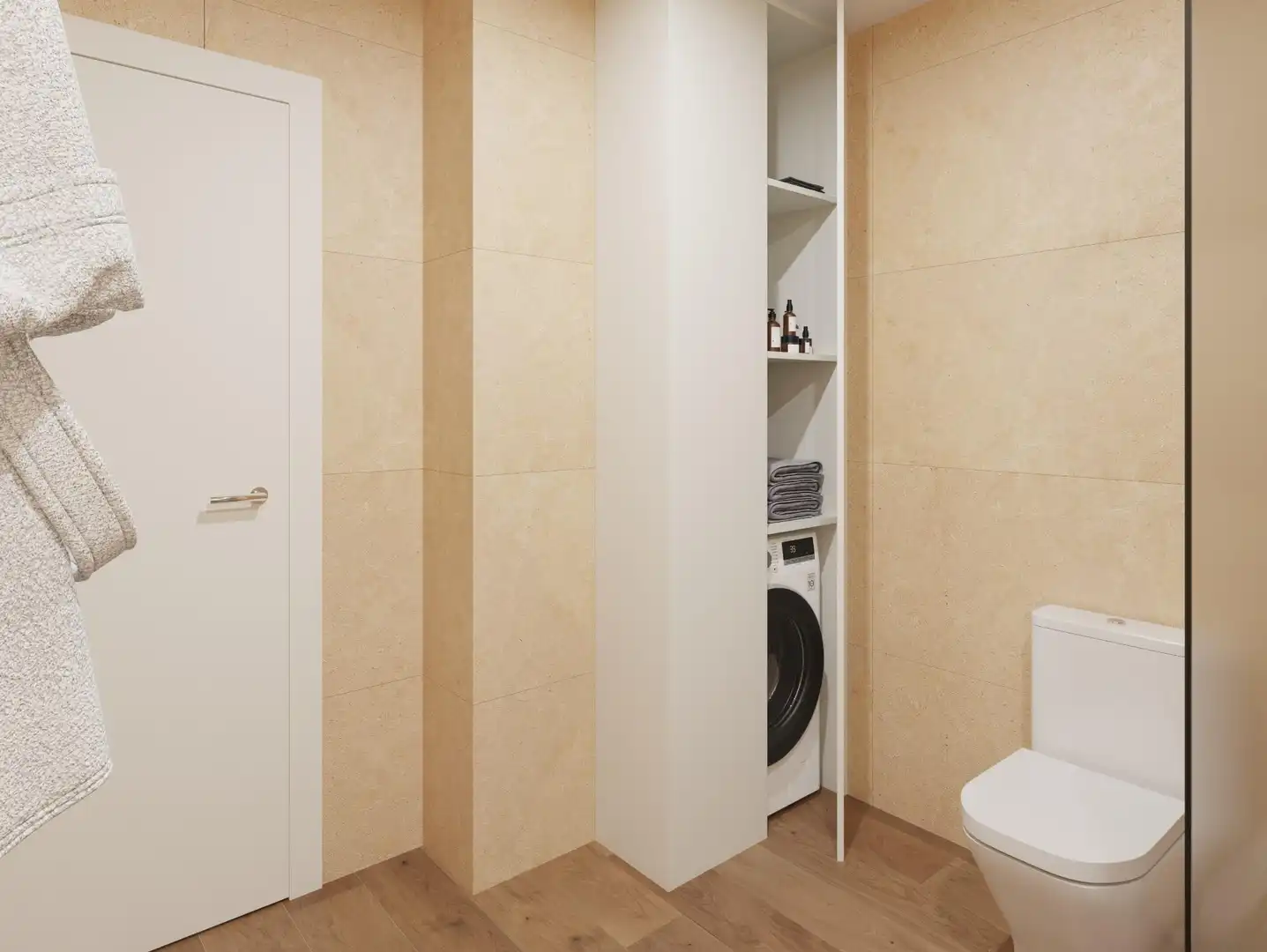 Badezimmer von Wohnung zur Miete in Alicante / Alacant mit Klimaanlage