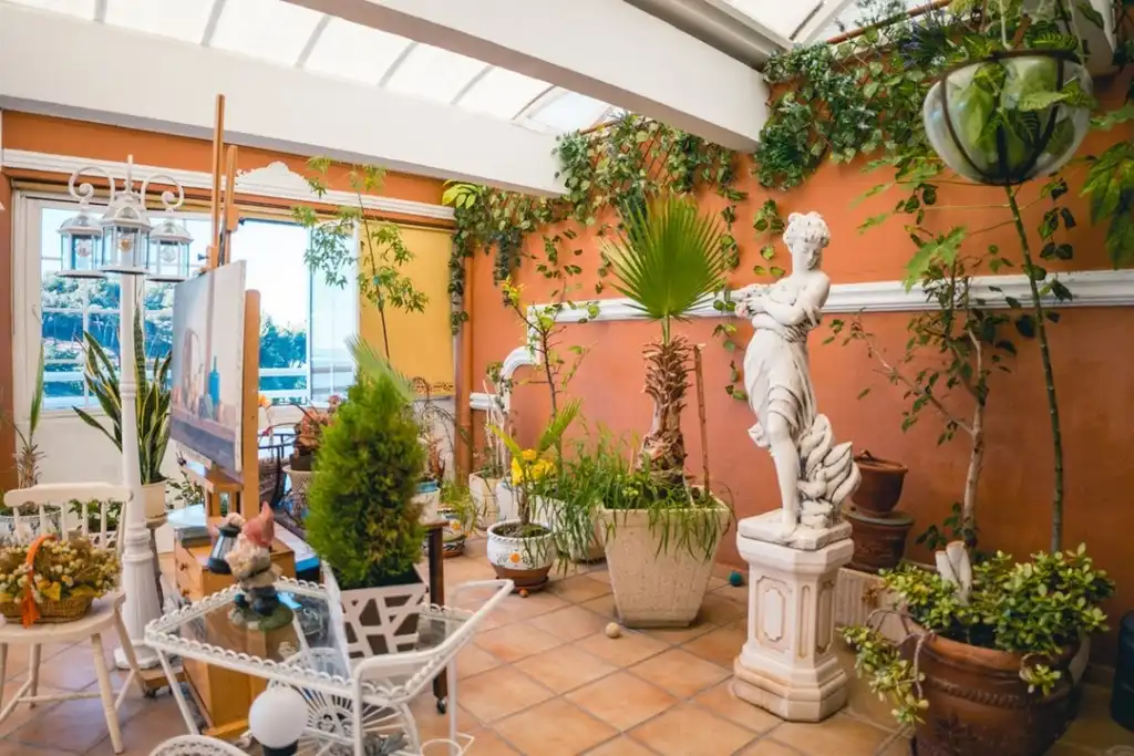 Terrasse von Maisonette zum Verkauf in Fuengirola mit Klimaanlage, Terrasse und Schwimmbad