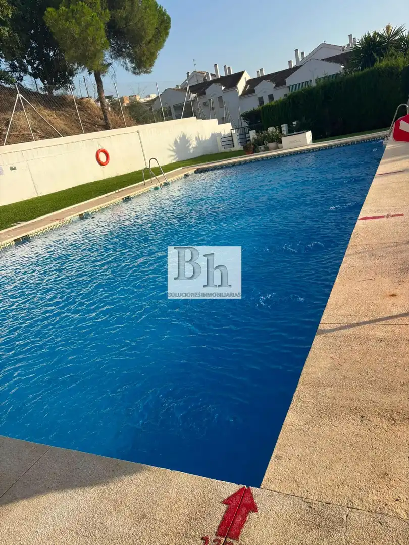 Schwimmbecken von Wohnung zum Verkauf in Málaga mit Klimaanlage, Privatgarten und Parkett