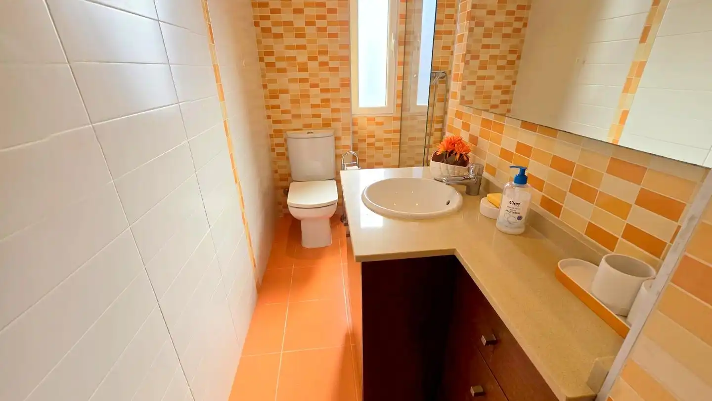 Baño de Apartamento en venta en Gandia con Aire acondicionado, Terraza y Amueblado