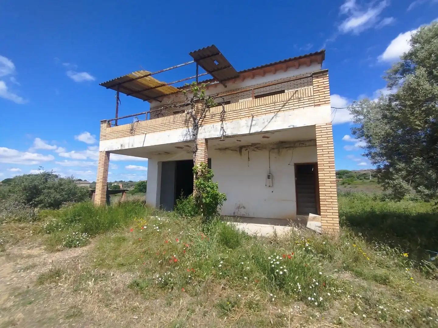 Vista exterior de Finca rústica en venda en Tamarite de Litera amb Terrassa i Traster