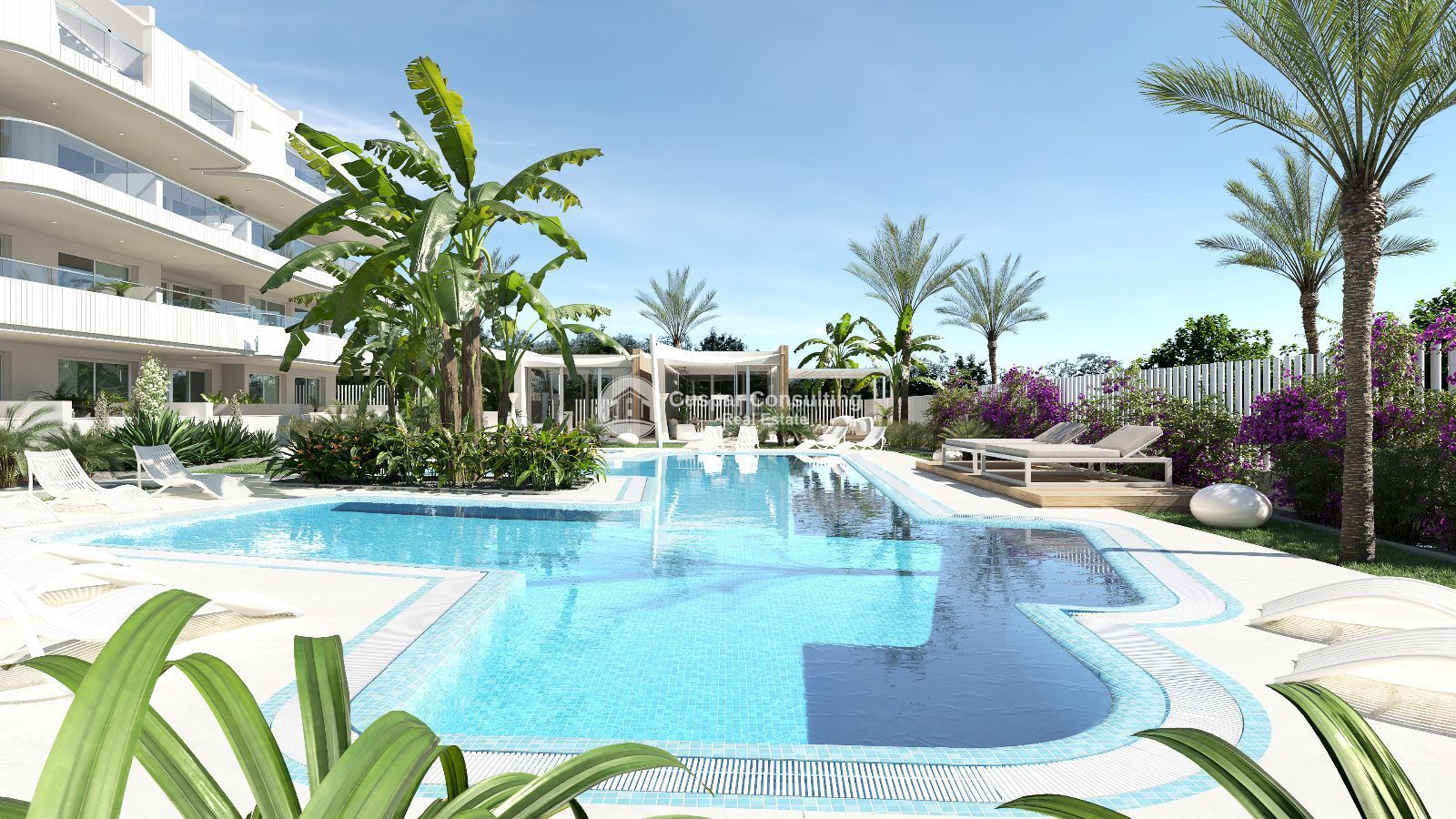 Piscina de Apartament en venda en Orihuela amb Aire condicionat, Calefacció i Terrassa