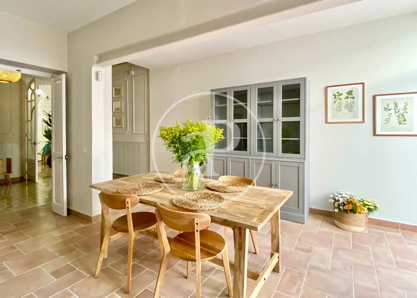 Dining room of Houses for sale in Calella  with Heating, Terrace and Furnished