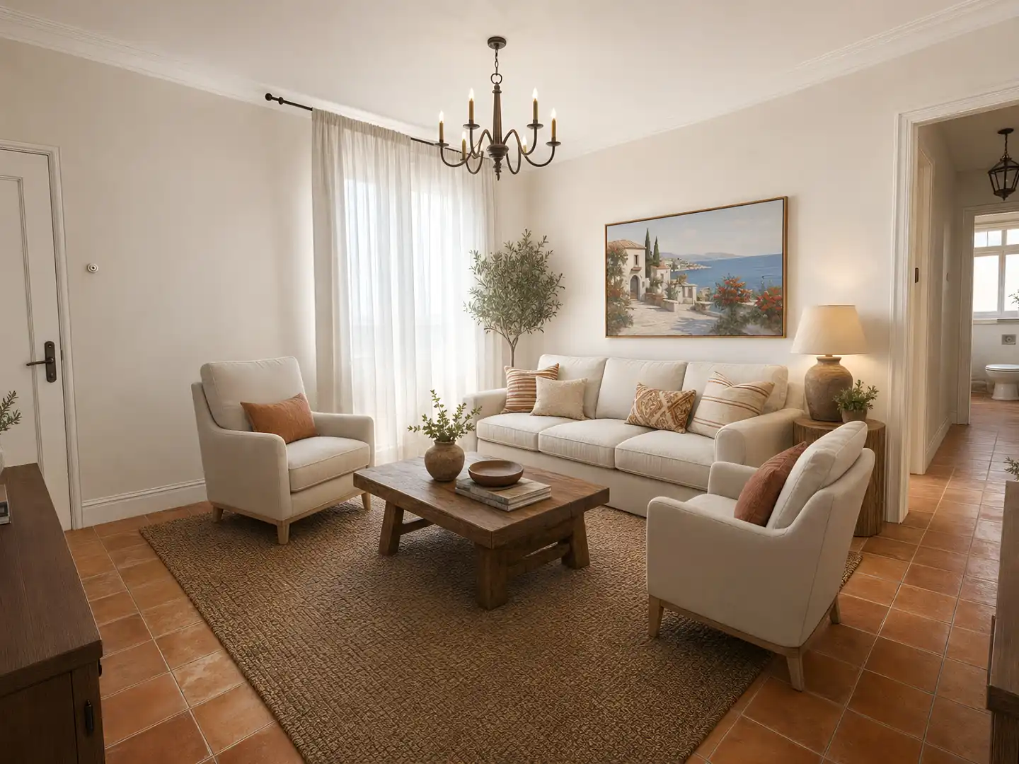 Living room of Flat for sale in Getxo   with Terrace